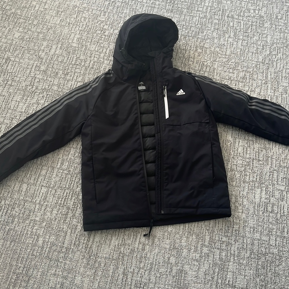 Men’s black adidas winter jacket size Small